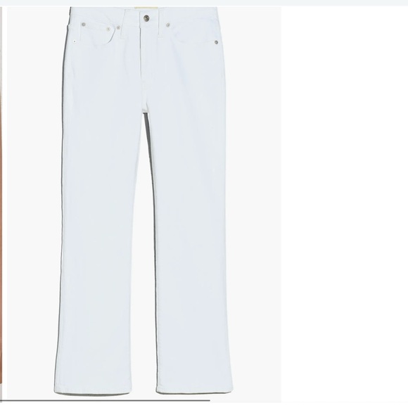 Madewell Mid-Rise Kick Out White Jean - Picture 5 of 11